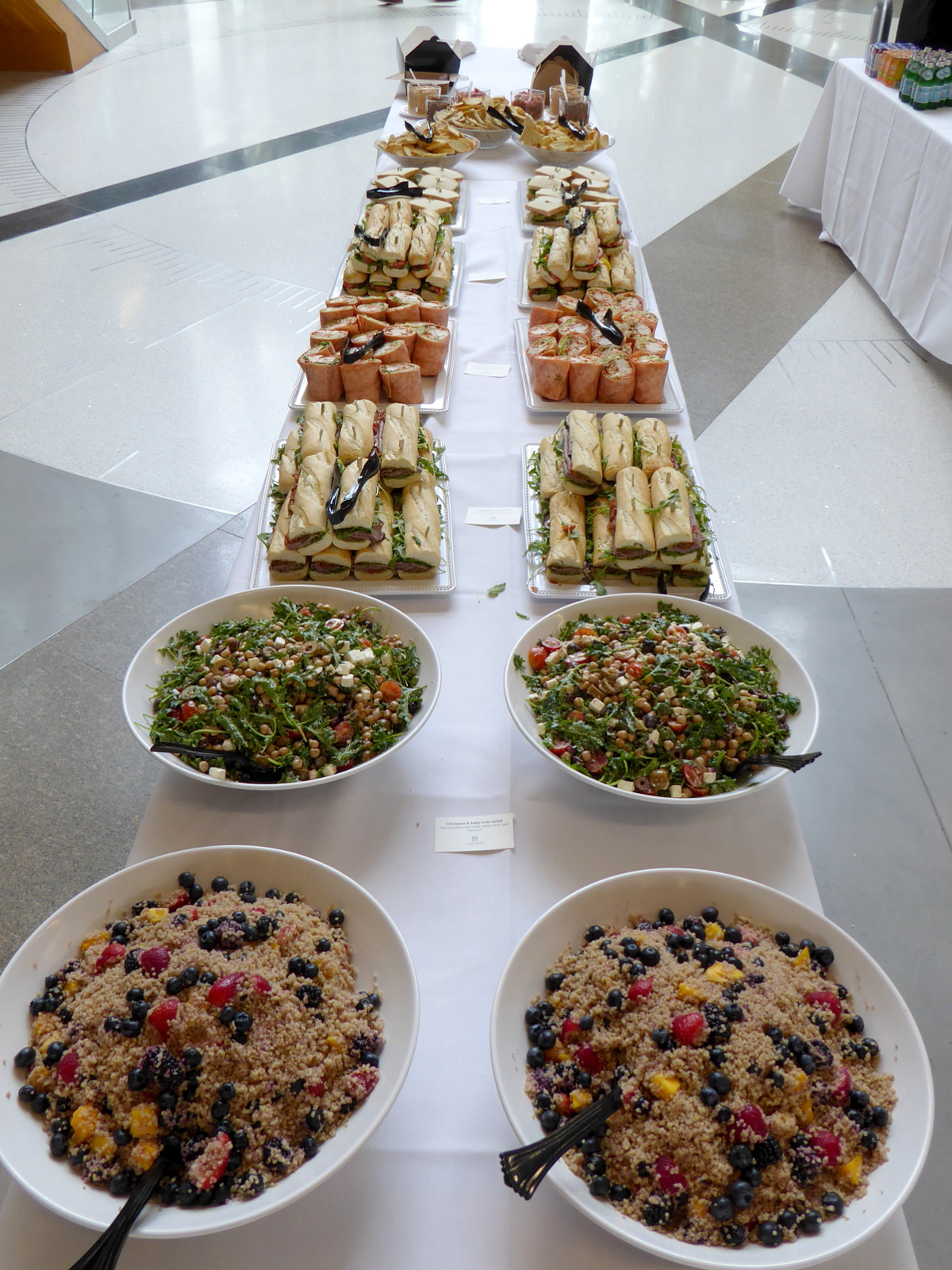 Photo of lunch buffet
